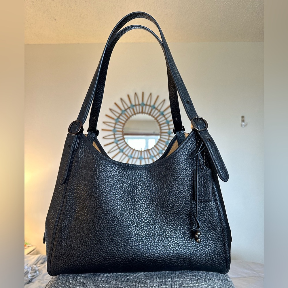 Coach Lori Handbag Black/Pewter